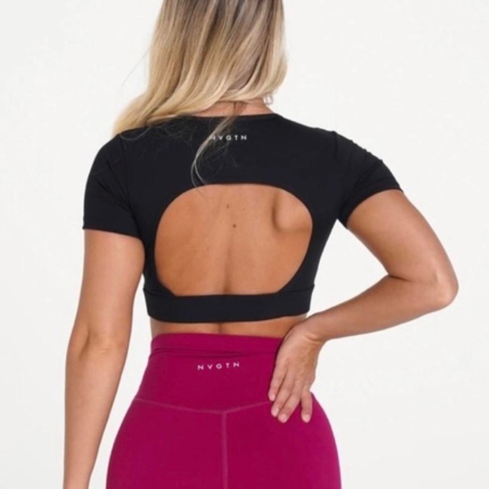 Used NVGTN Open Back Sports Bra